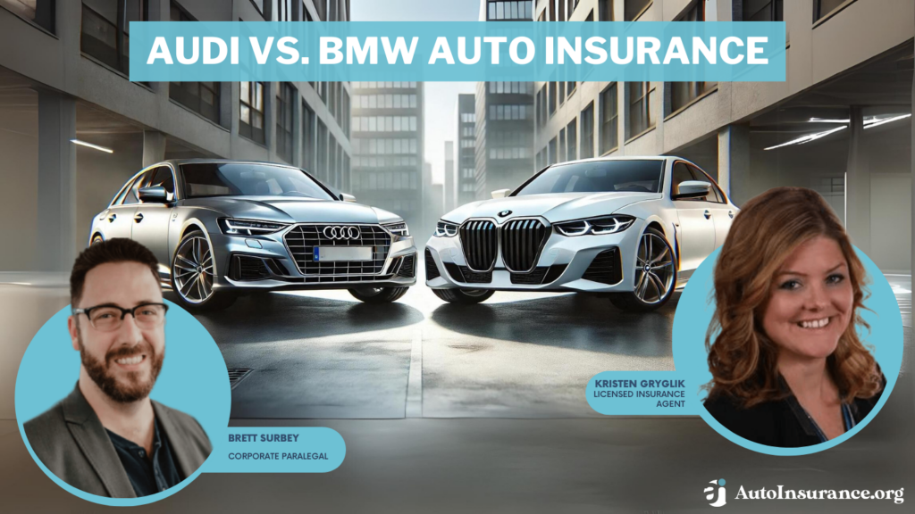 Audi vs. BMW auto insurance