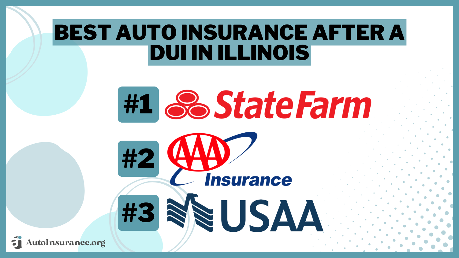 Best Auto Insurance After a DUI in Illinois: State Farm, AAA, and USAA