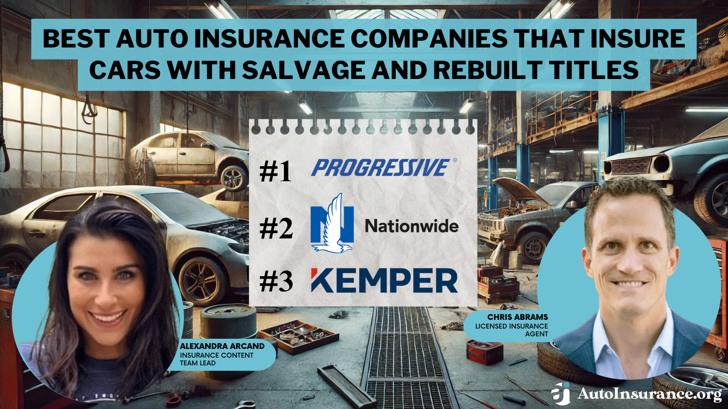 Best Auto Insurance Companies That Insure Cars With Salvage and Rebuilt Titles