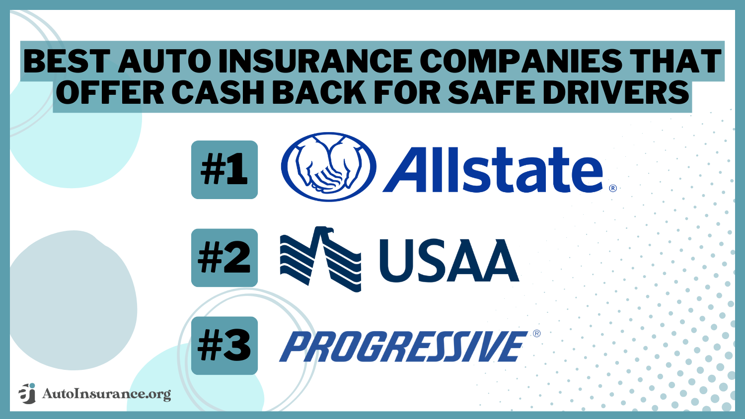Best Auto Insurance Companies That Offer Cash Back for Safe Drivers 