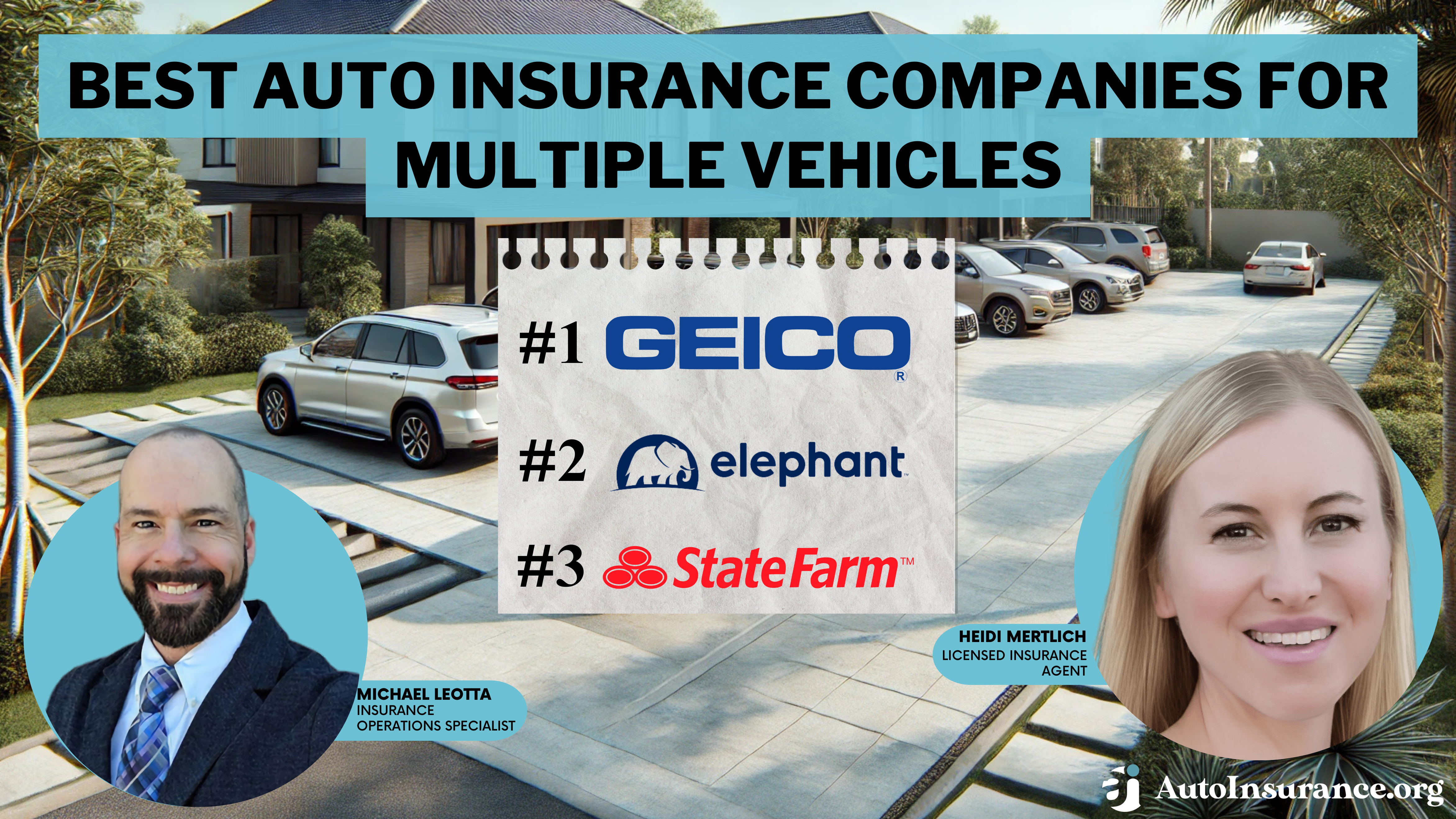 Best Auto Insurance Companies for Multiple Vehicles