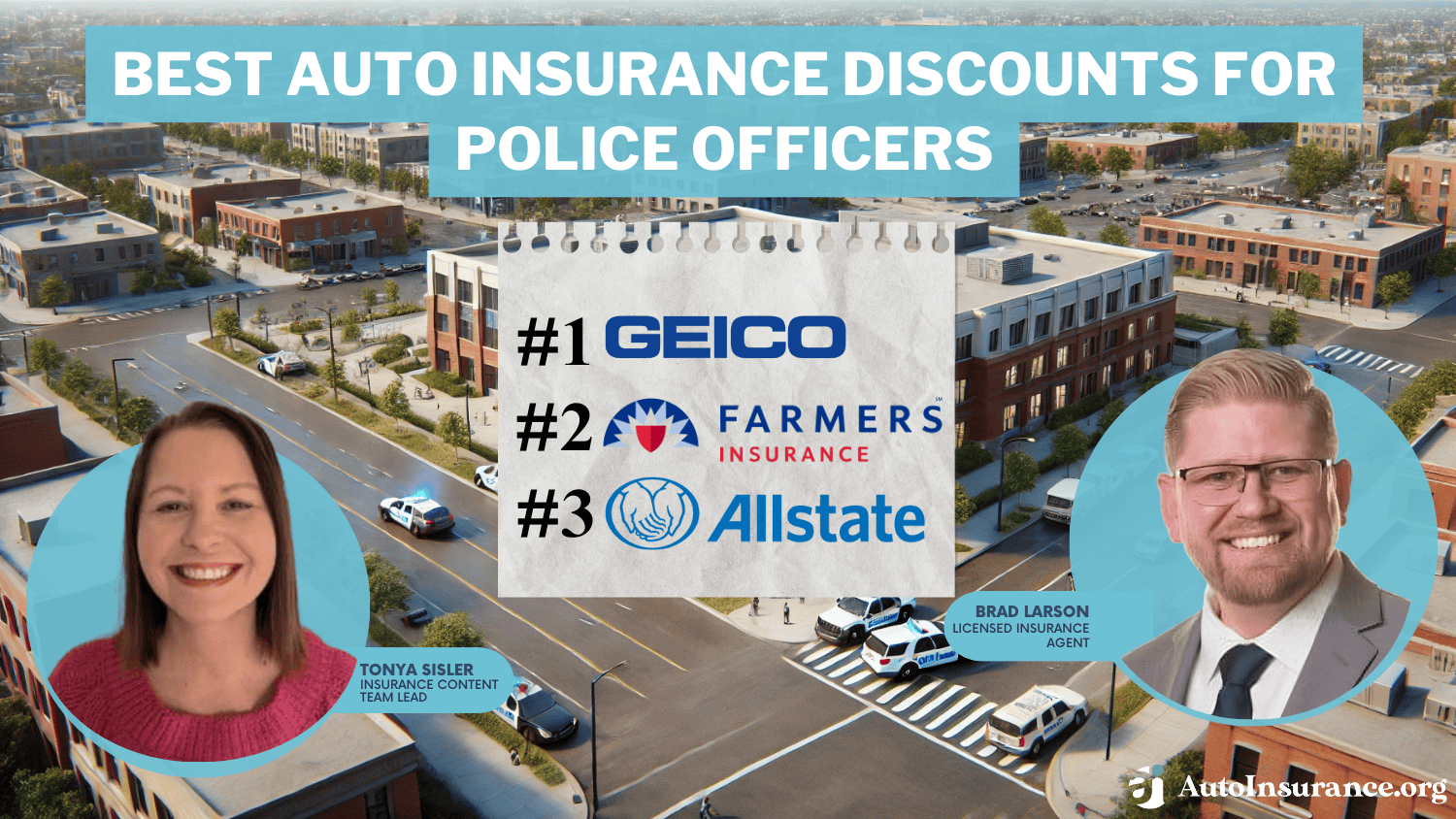 Best Auto Insurance Discounts for Police Officers: Geico, Farmers, Allstate