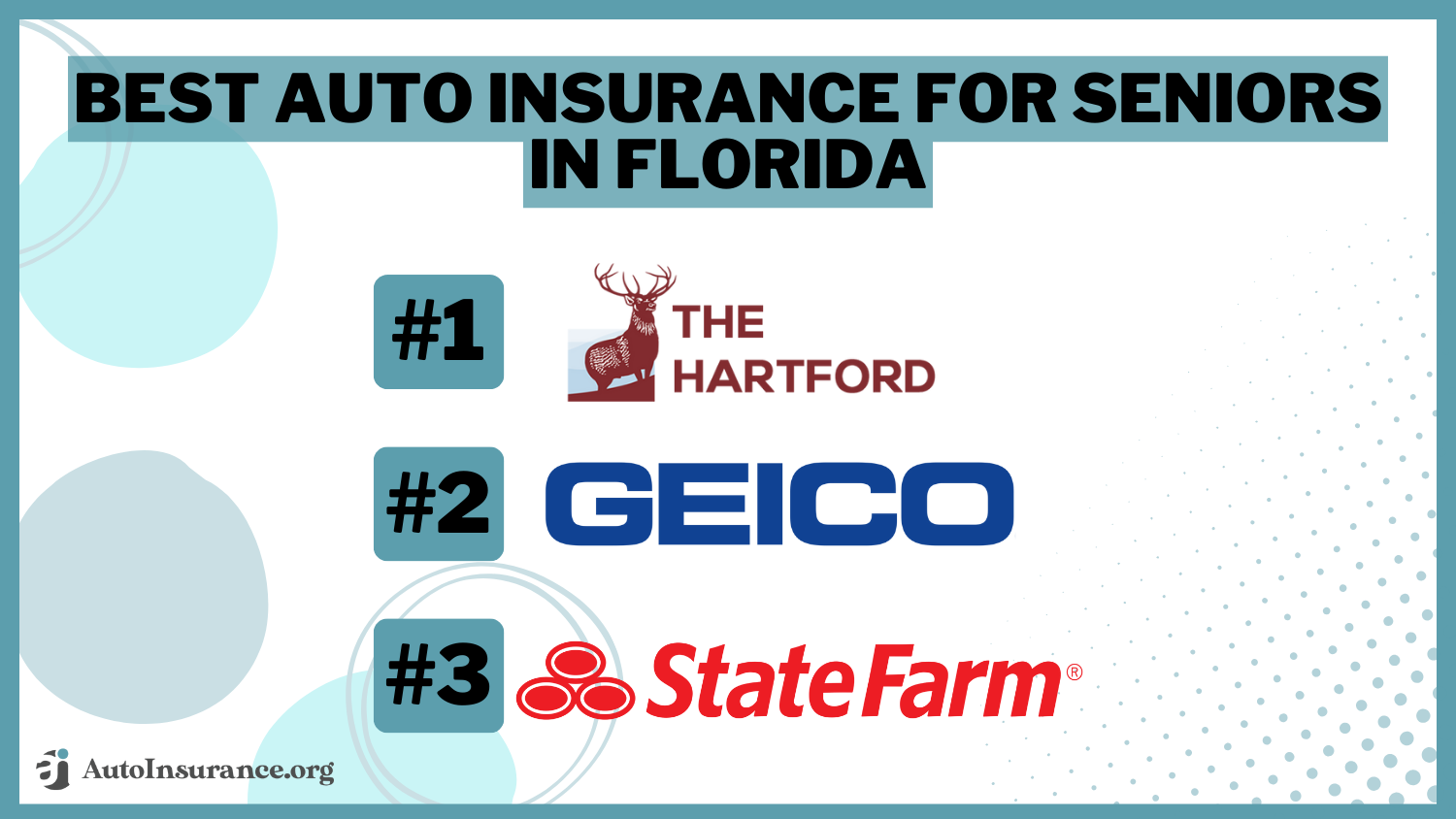 best auto insurance for seniors in Florida: The Hartford, Geico, State Farm