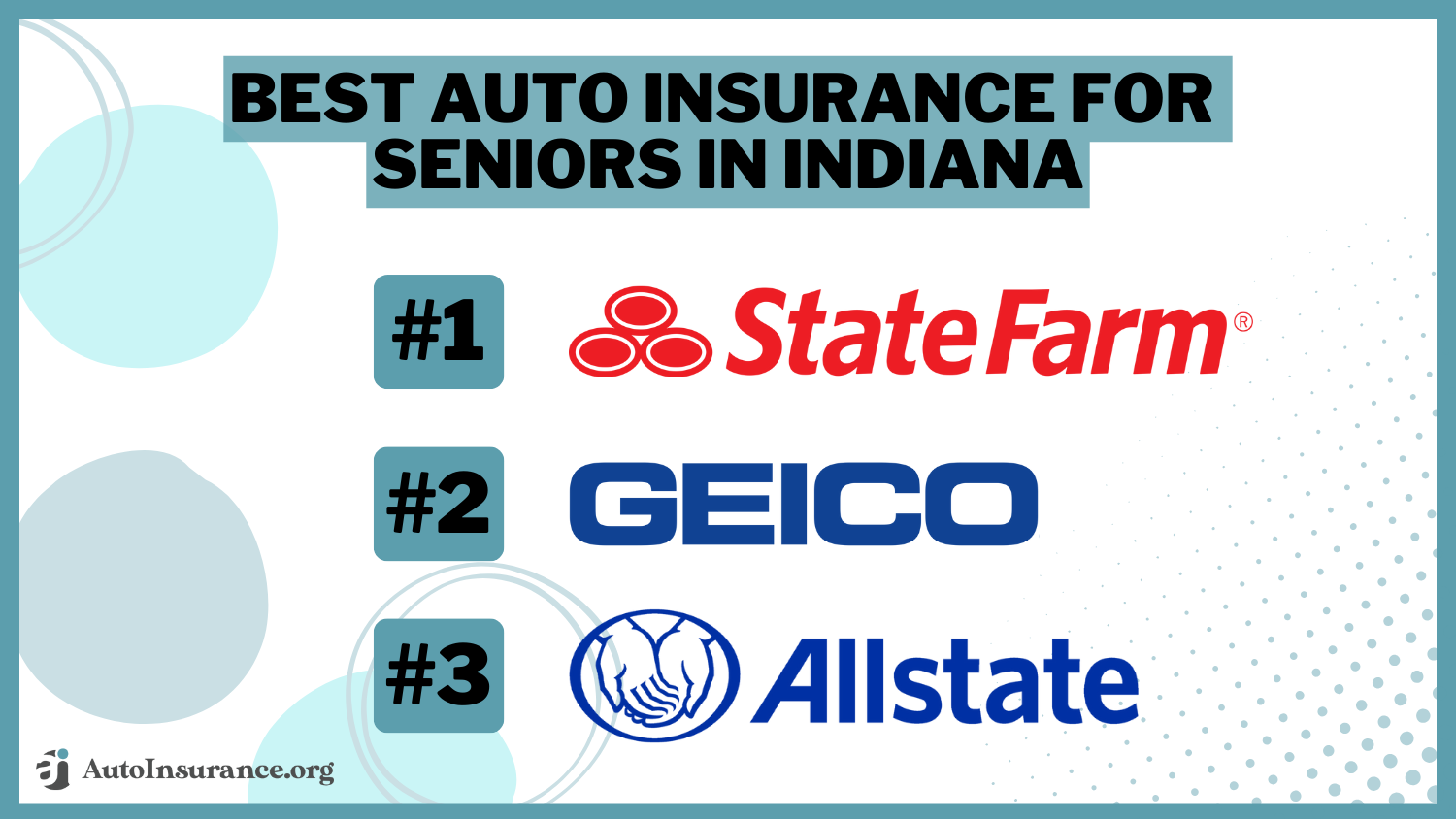 State Farm, Geico, Allstate: Best Auto Insurance for Seniors in Indiana