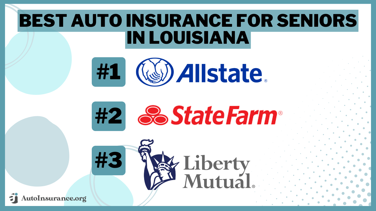 Best Auto Insurance for Seniors in Louisiana: Allstate, State Farm, and Liberty Mutual