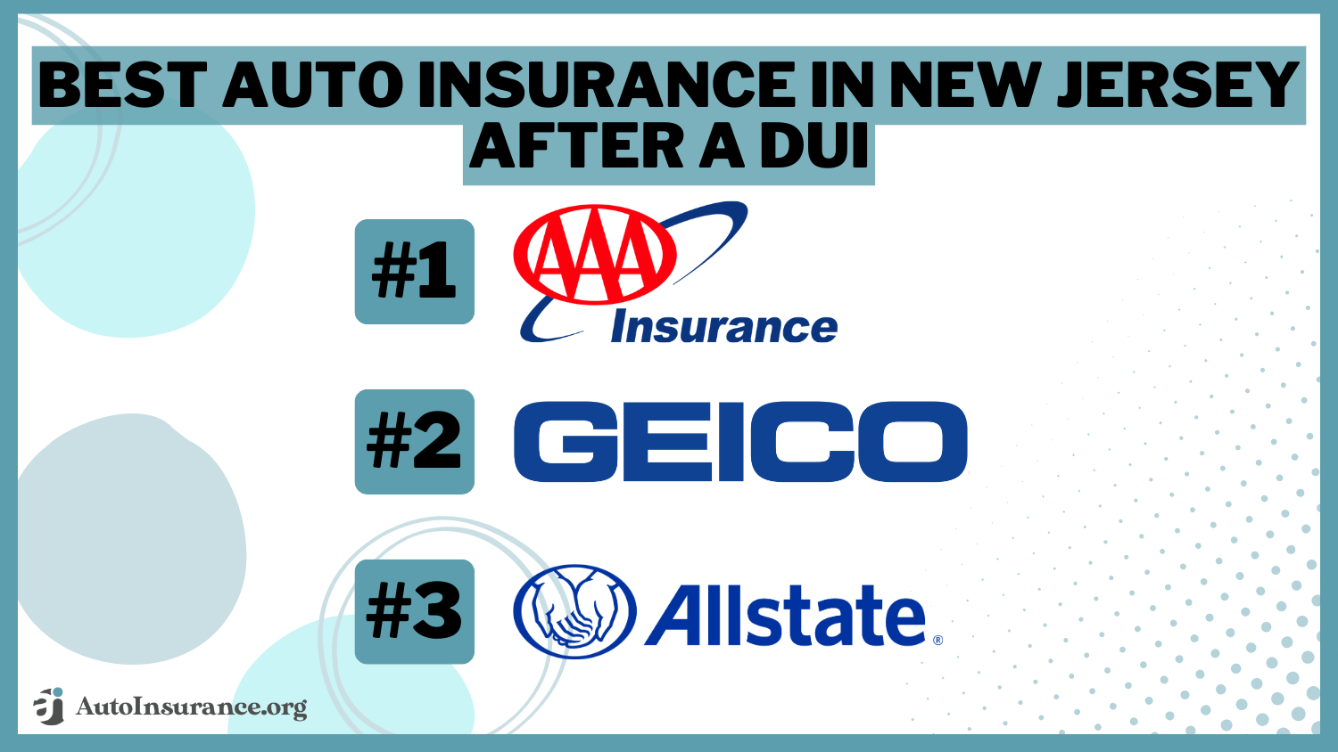Best Auto Insurance in New Jersey After a DUI (Top 10 Companies Ranked for 2024)