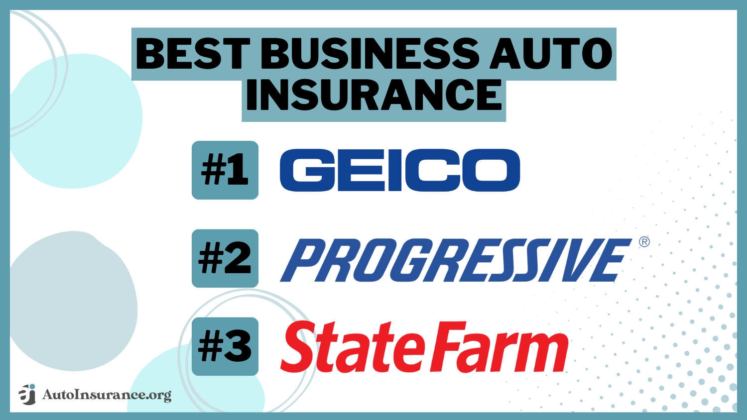 Best Business Auto Insurance: Geico, Progressive, State Farm