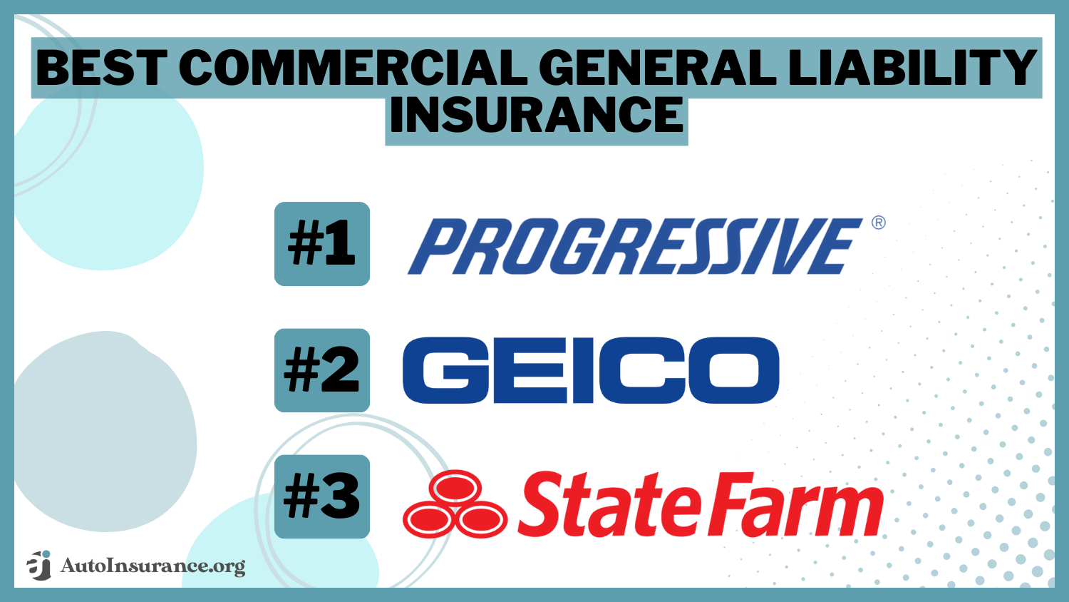 Best Commercial General Liability Insurance: Progressive, Geico, State Farm
