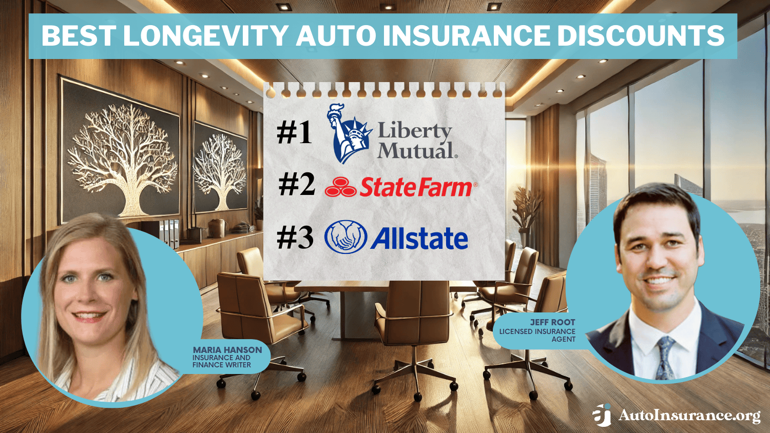 Best Longevity Auto Insurance Discounts: Liberty Mutual, State Farm, Allstate