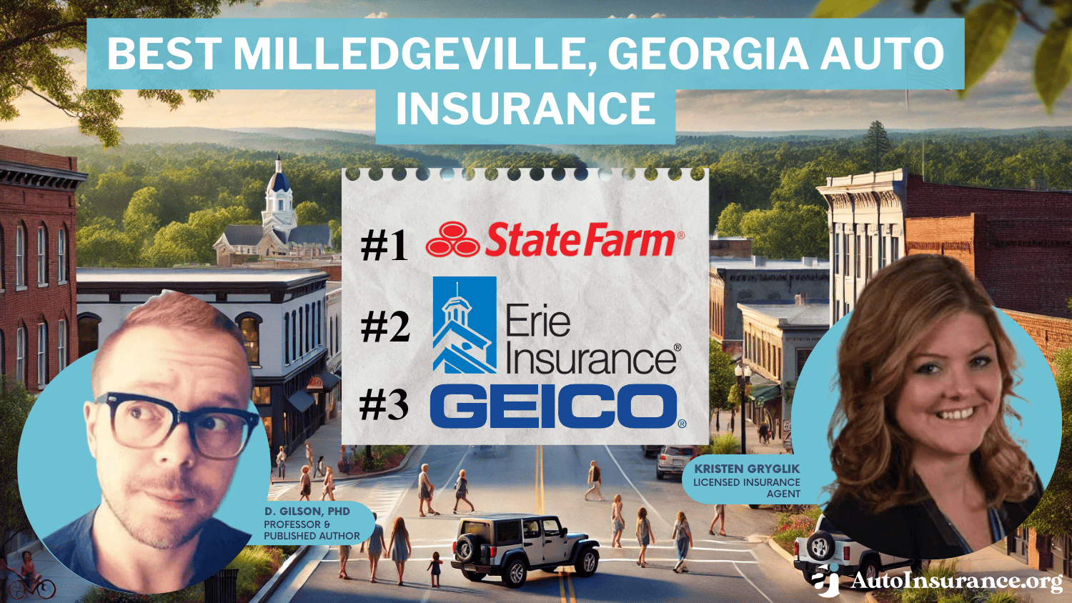 Best Milledgeville, Georgia Auto Insurance: State Farm, Erie, and Geico