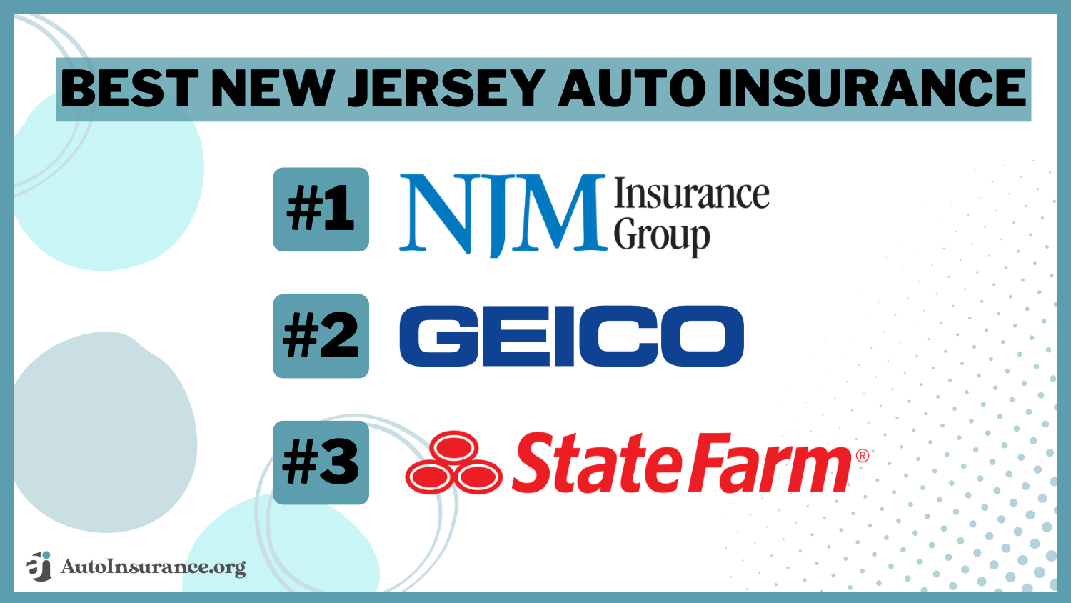 Best New Jersey Auto Insurance: NJM, Geico, State Farm