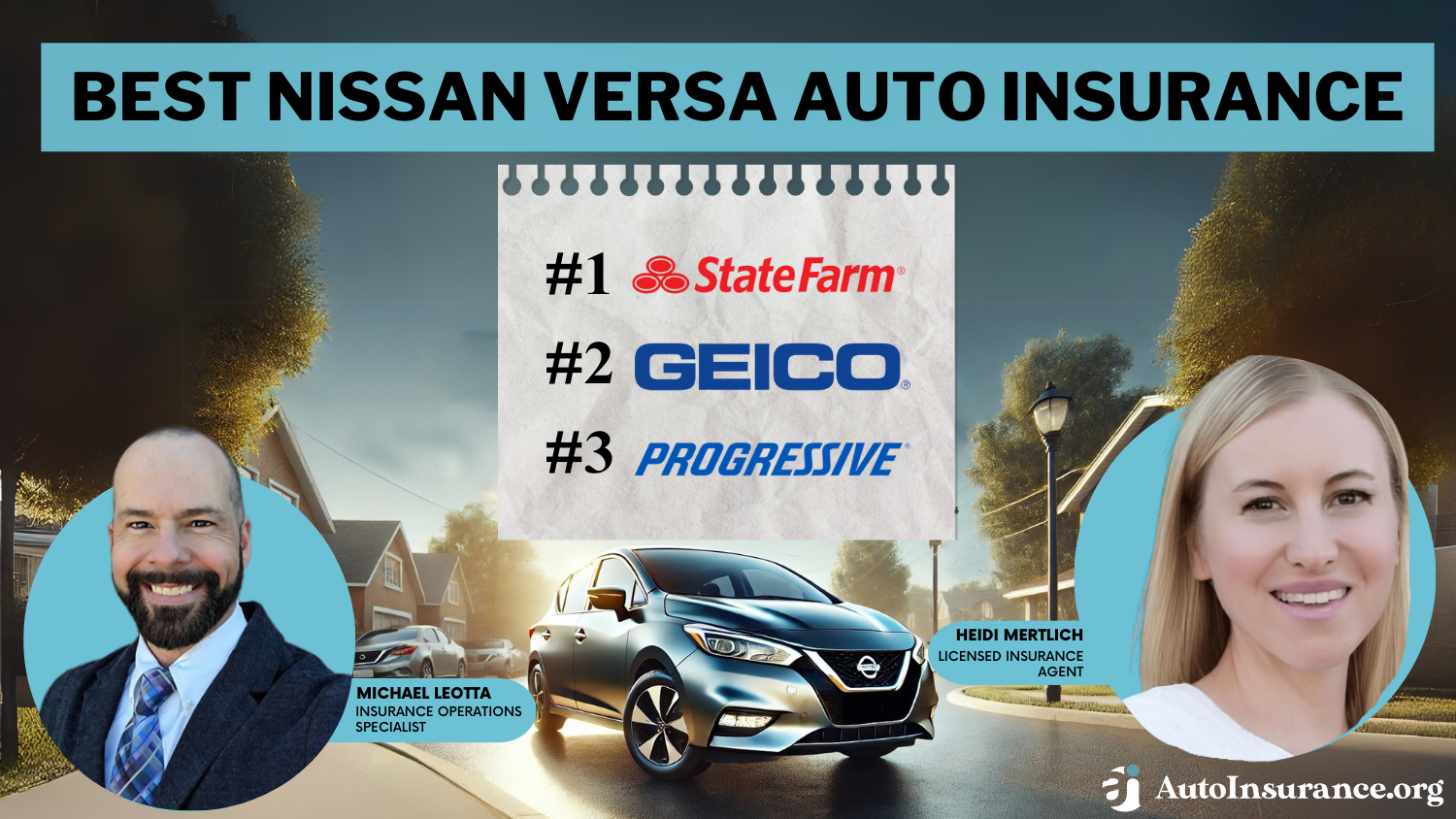 Best Nissan Versa Auto Insurance