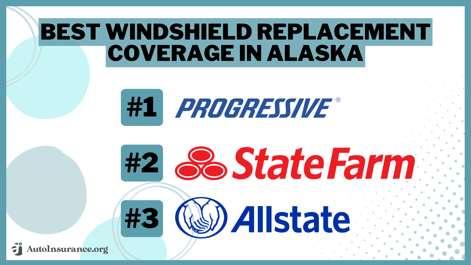 Best Windshield Replacement Coverage in Alaska: Progressive, State Farm, and Allstate
