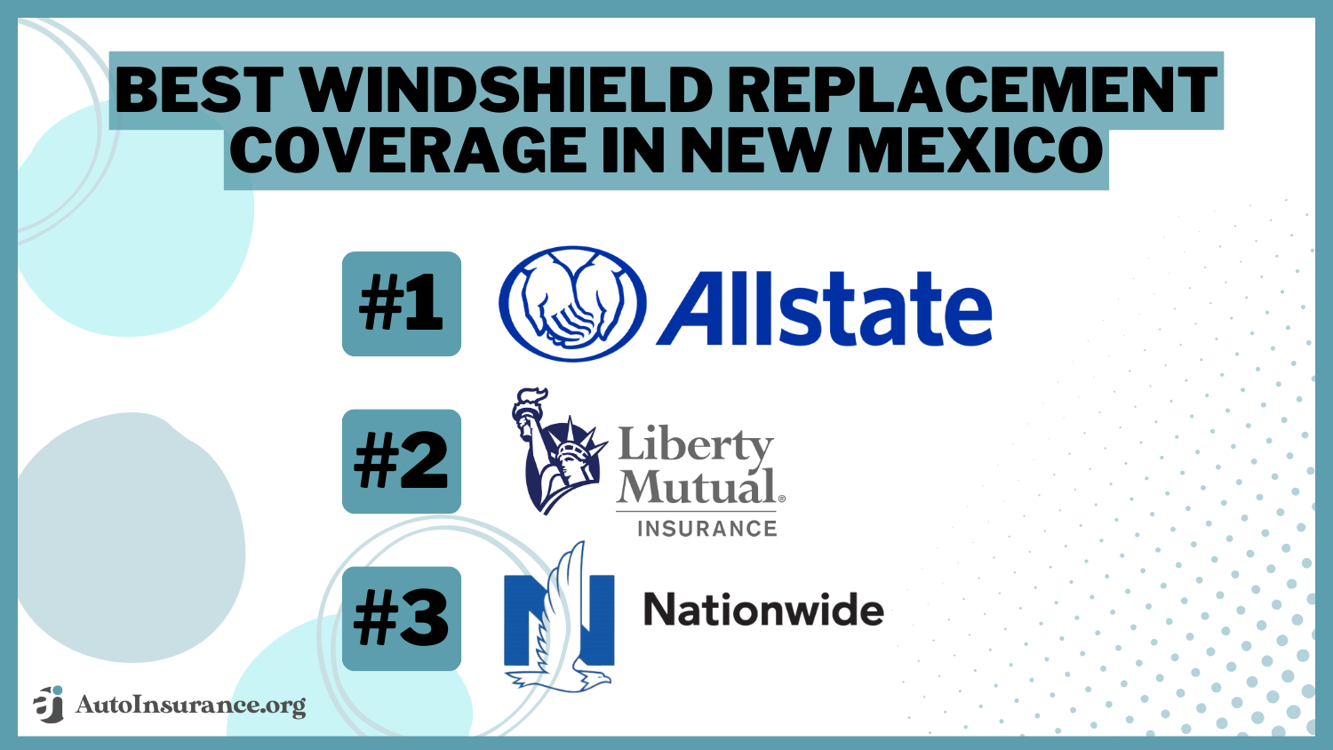 Best Windshield Replacement Coverage in New Mexico: Allstate, Liberty Mutual, and Nationwide
