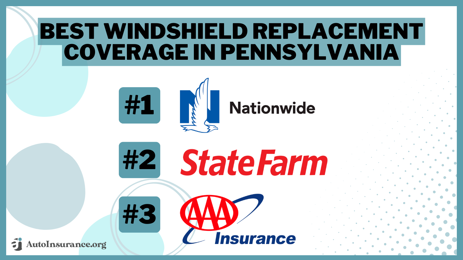 Best Windshield Replacement Coverage in Pennsylvania: Nationwide, State Farm, and AAA