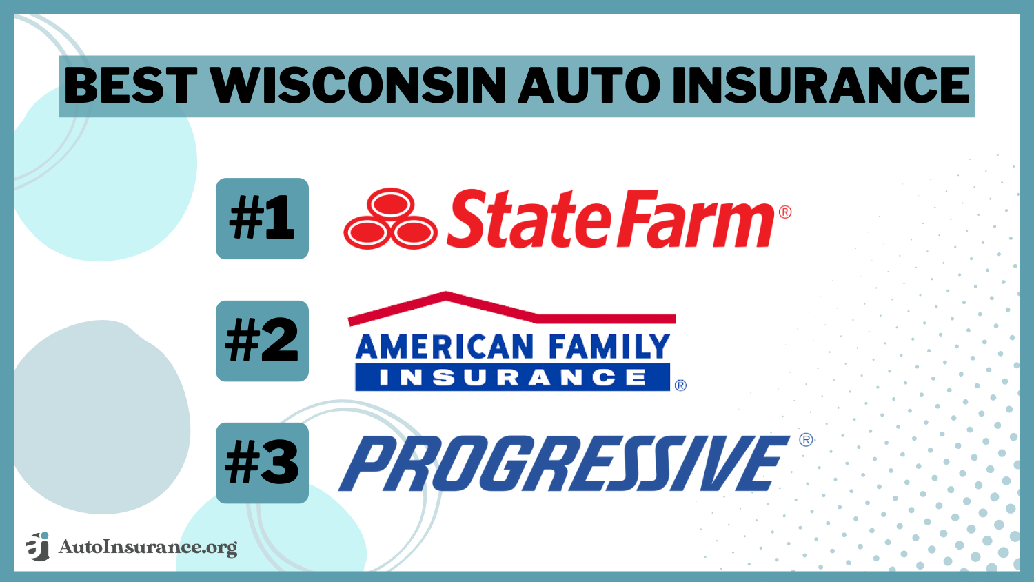 Best Wisconsin Auto Insurance: State Farm, American Family, and Progressive