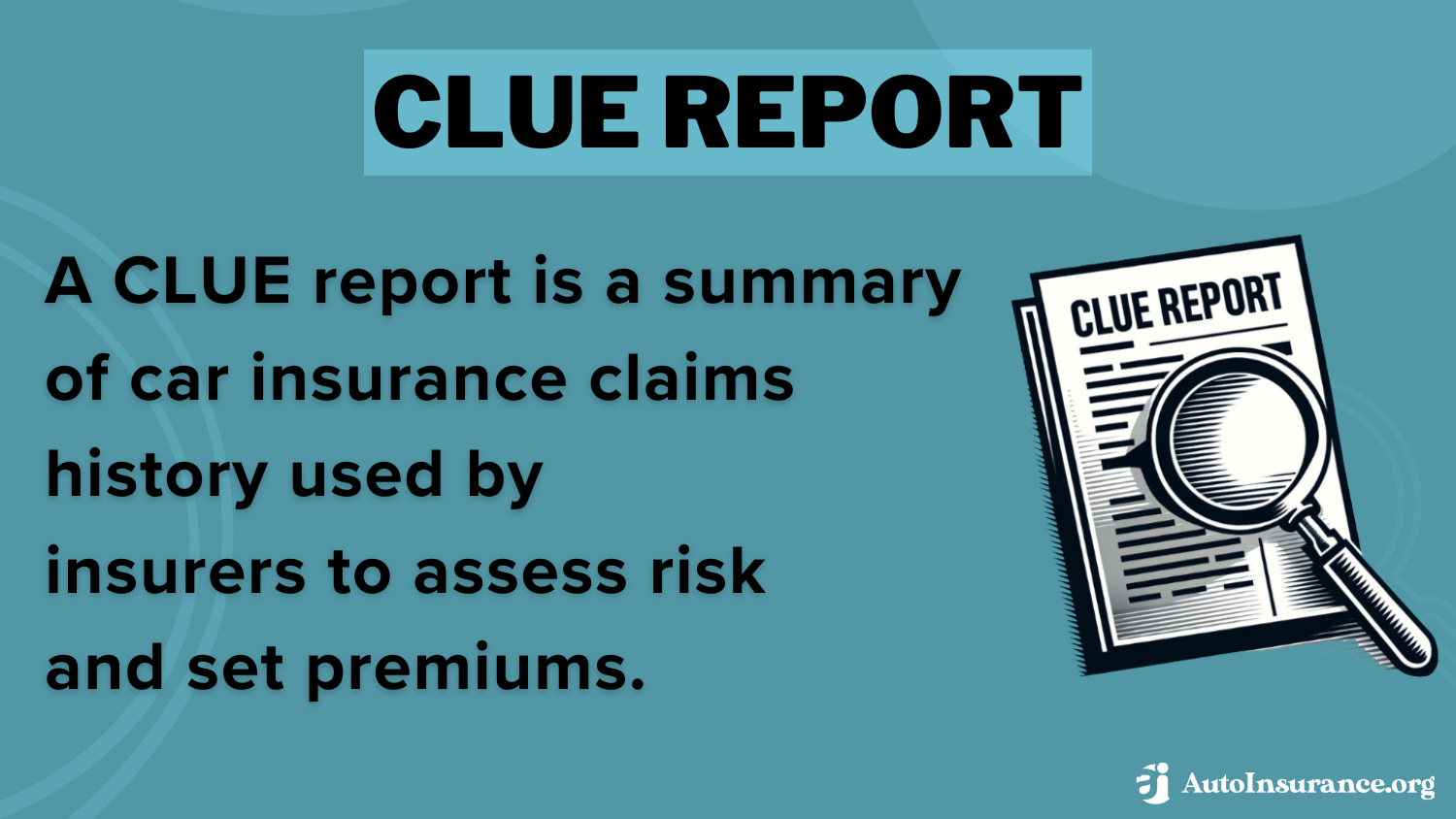 How to Check Your Auto Insurance Claims History: Clue report def card