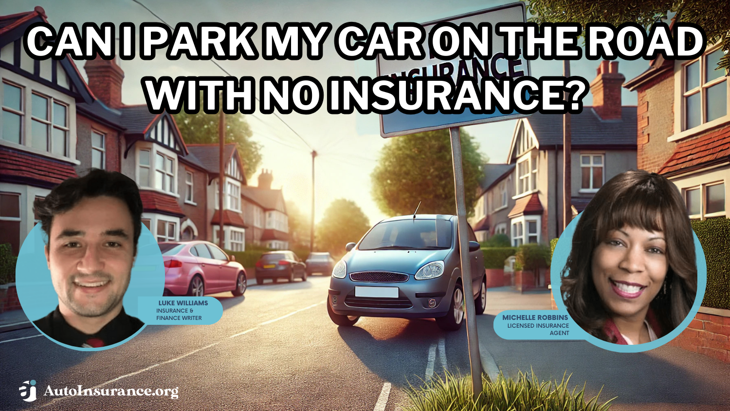 Can I park my car on the road with no insurance?
