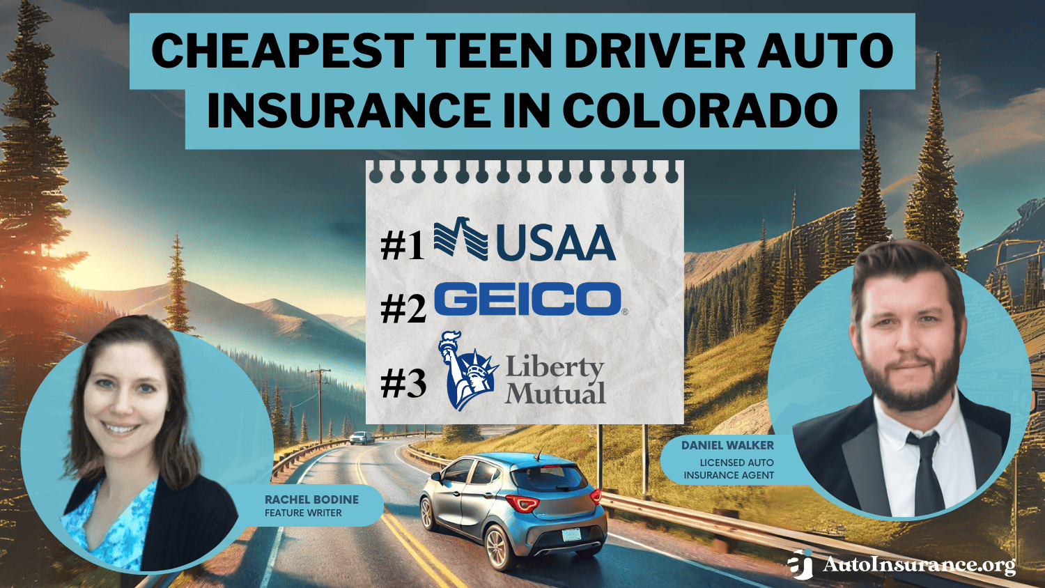 USAA, Geico, Liberty Mutual: Cheapest Teen Driver Auto Insurance in Colorado