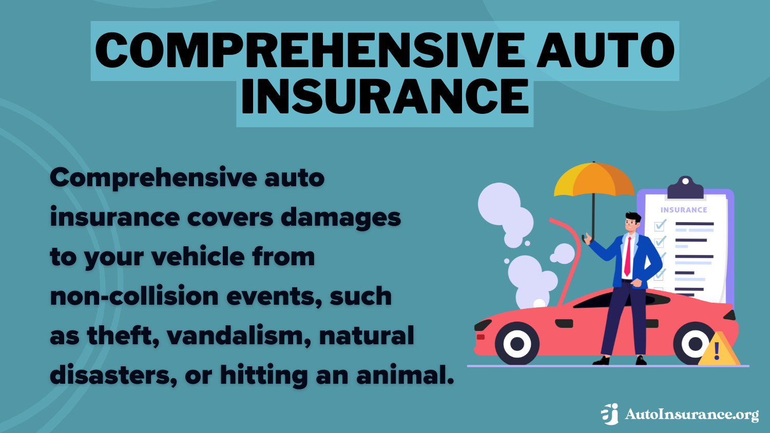 Comprehensive Auto Insurance Definition Card: Cheap Kia Auto Insurance