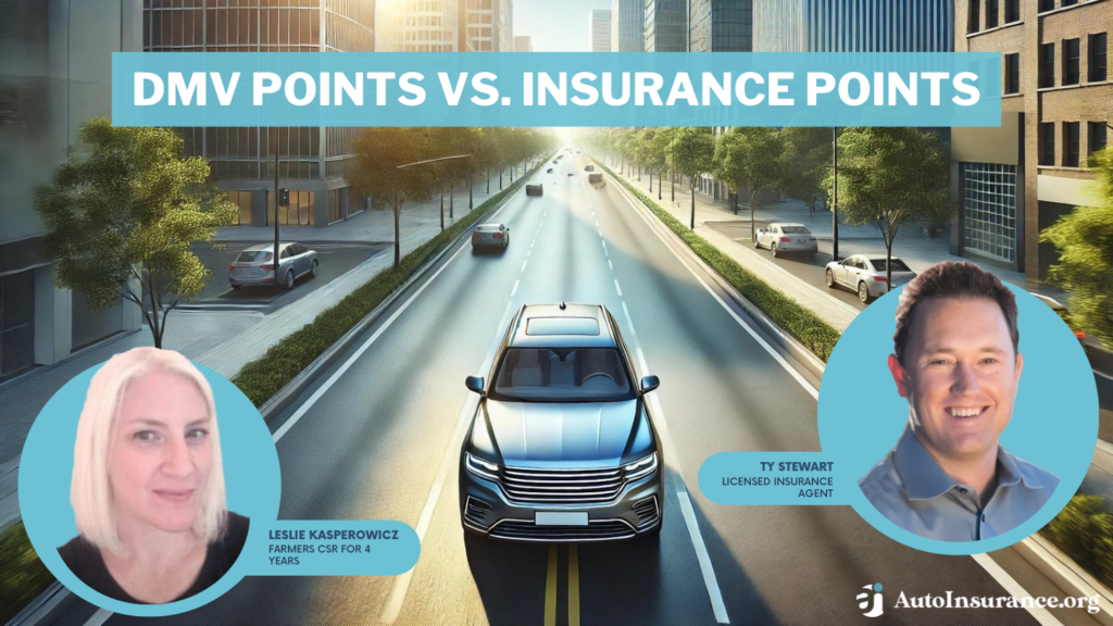 DMV points vs. insurance points