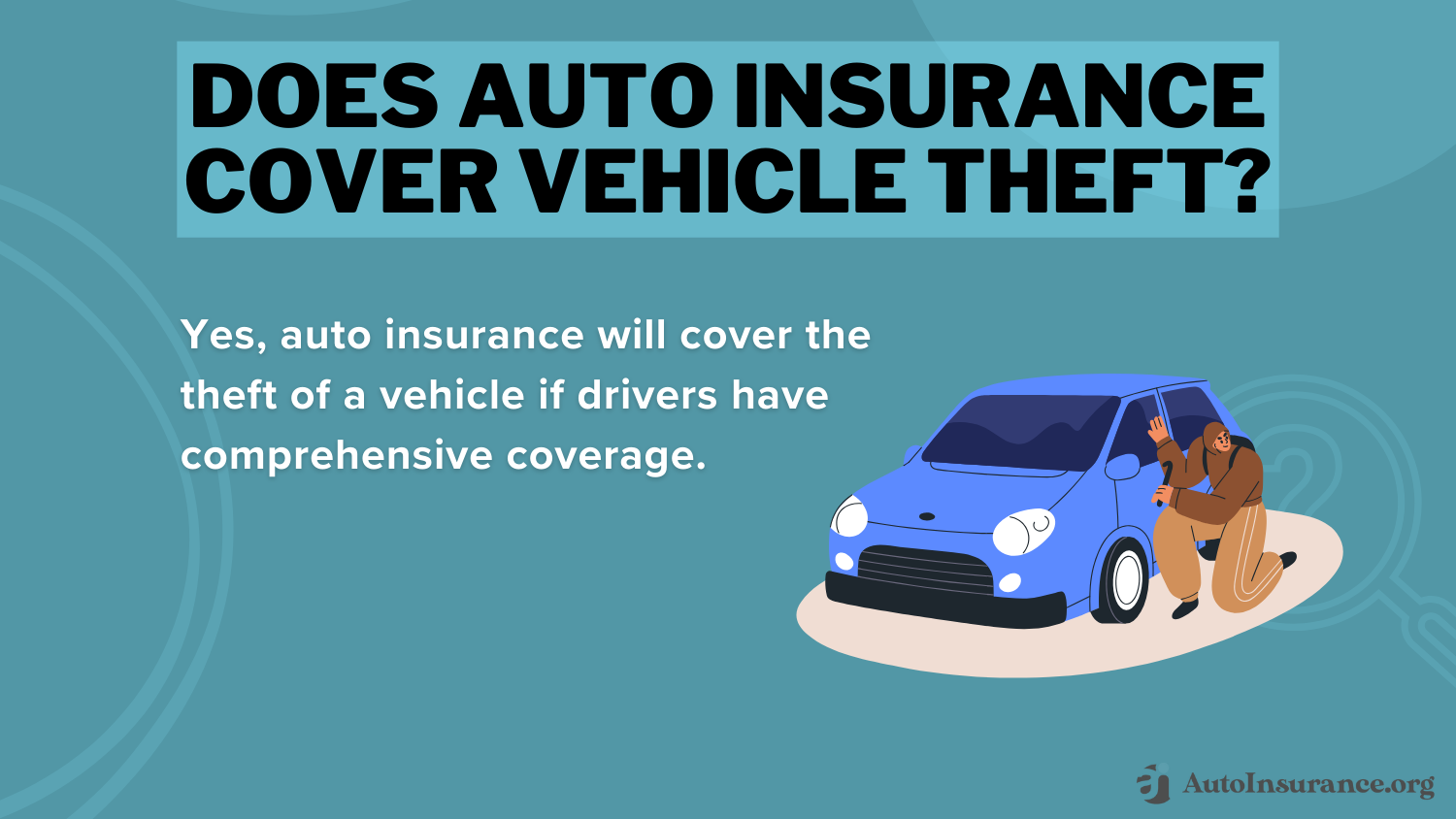 Does auto insurance cover vehicle theft? (Can’t-Miss Details for 2024)
