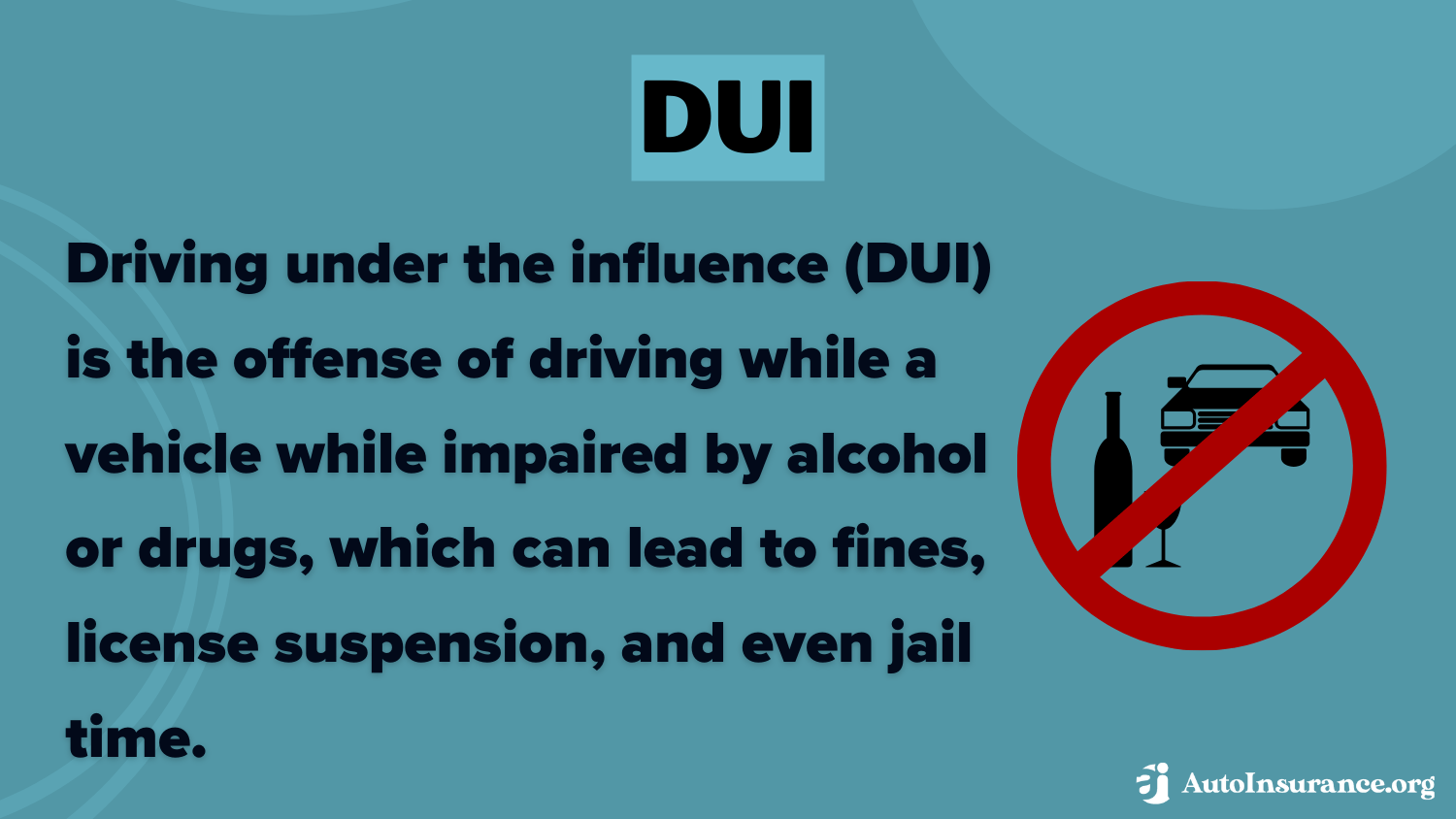 What is a DUI?