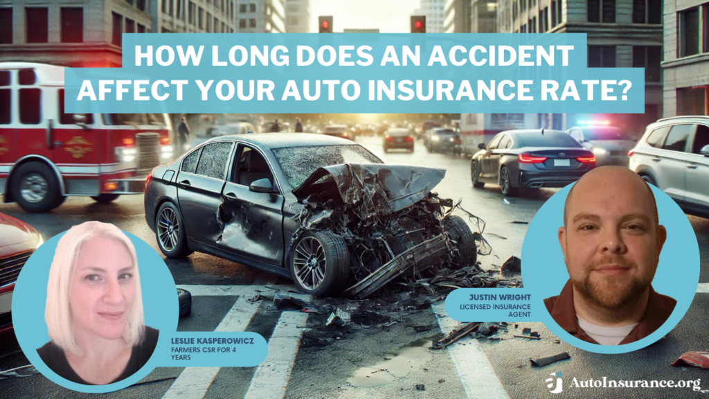 How long does an accident affect your auto insurance rate?