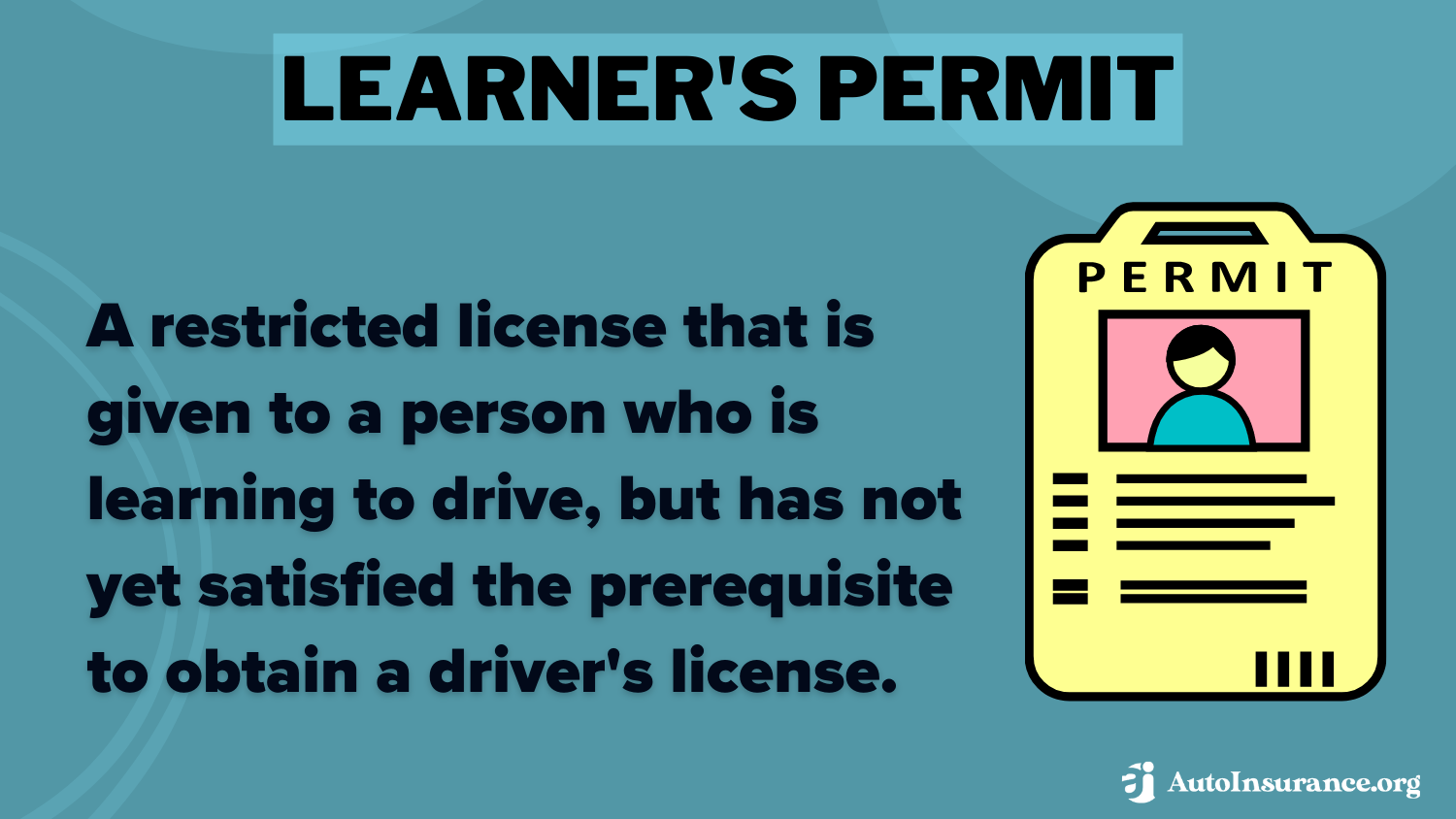 Learner's Permit Definition Card: How to Buy a Car With a Learner’s Permit