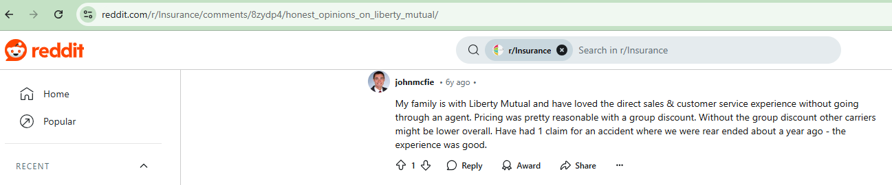 Liberty Mutual Auto Insurance Review