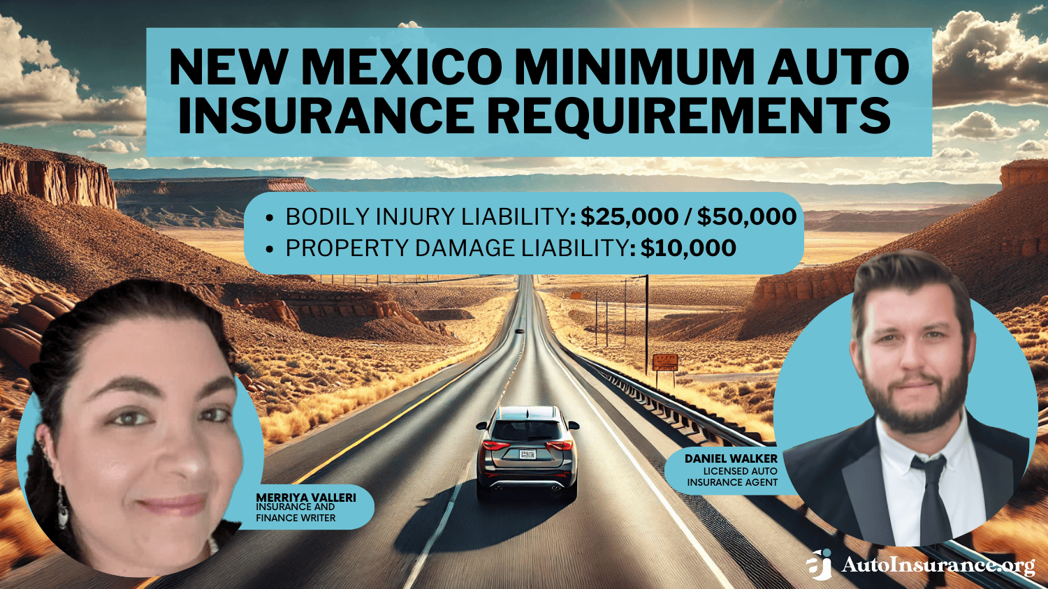 New Mexico Minimum Auto Insurance Requirements for 2024 (NM Mandated Coverage)