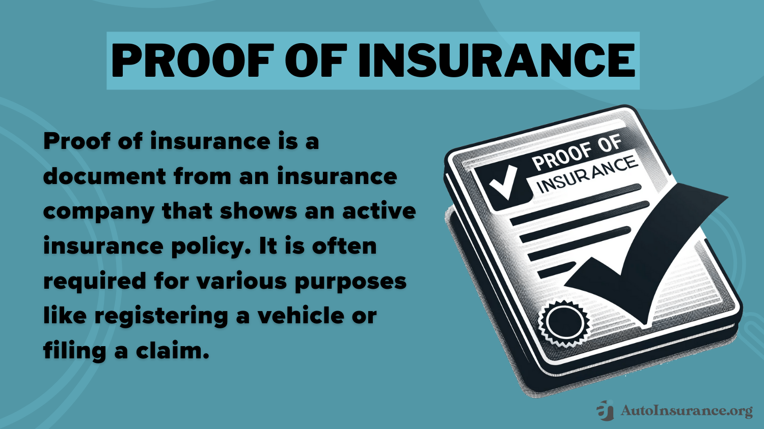 Best Lexus NX 300 Auto Insurance: Proof of Insurance Definition Card