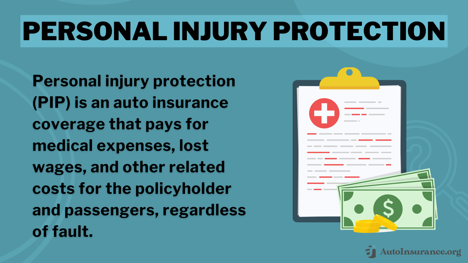 Best Englewood, Florida Auto Insurance: Personal Injury Protection Definition Card