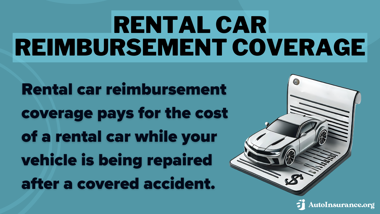 The Hartford auto insurance review: Rental Car Reimbursement Coverage Definition Card