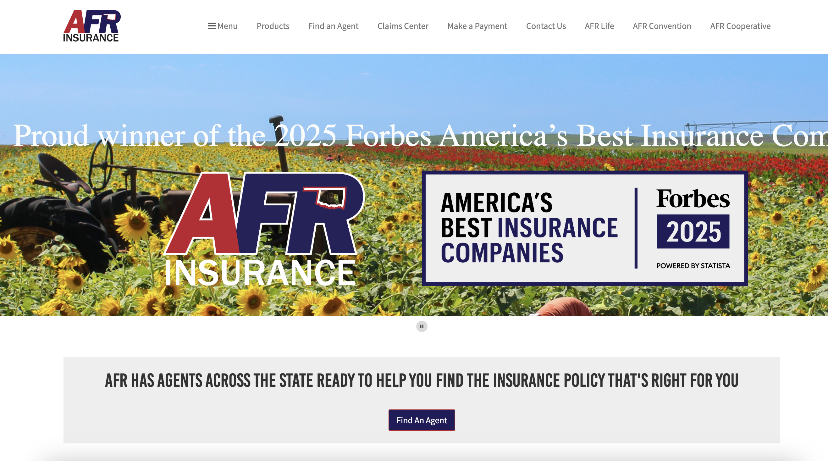 Provider Screenshot: American Farmers and Ranchers Auto Insurance Review