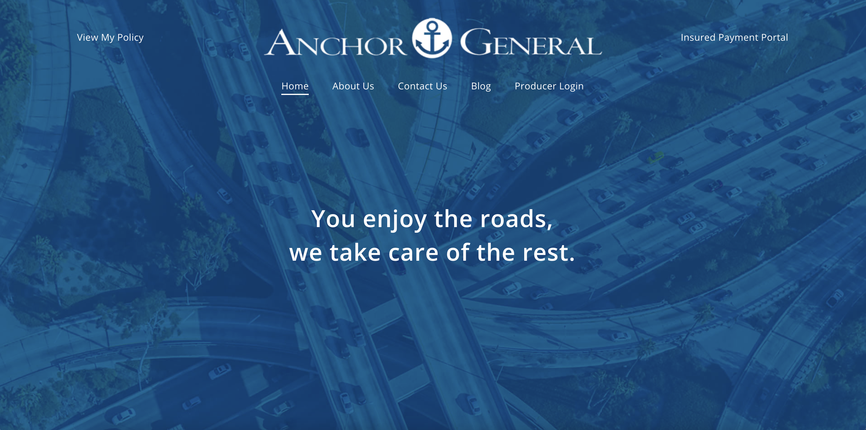 Provider Screenshot: Anchor General Auto Insurance Review