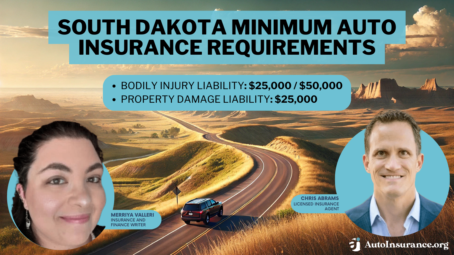 South Dakota Minimum Auto Insurance Requirements