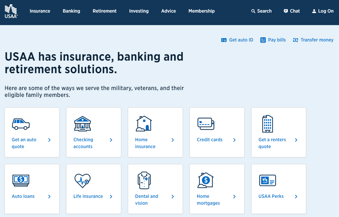 USAA homepage: Best and Cheapest Car Insurance in Florida