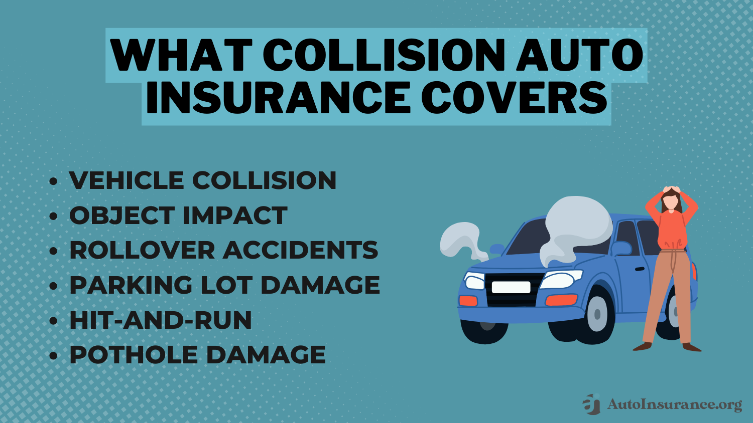 Best Nissan Altima Auto Insurance: What Collision Auto Insurance Covers Infographic