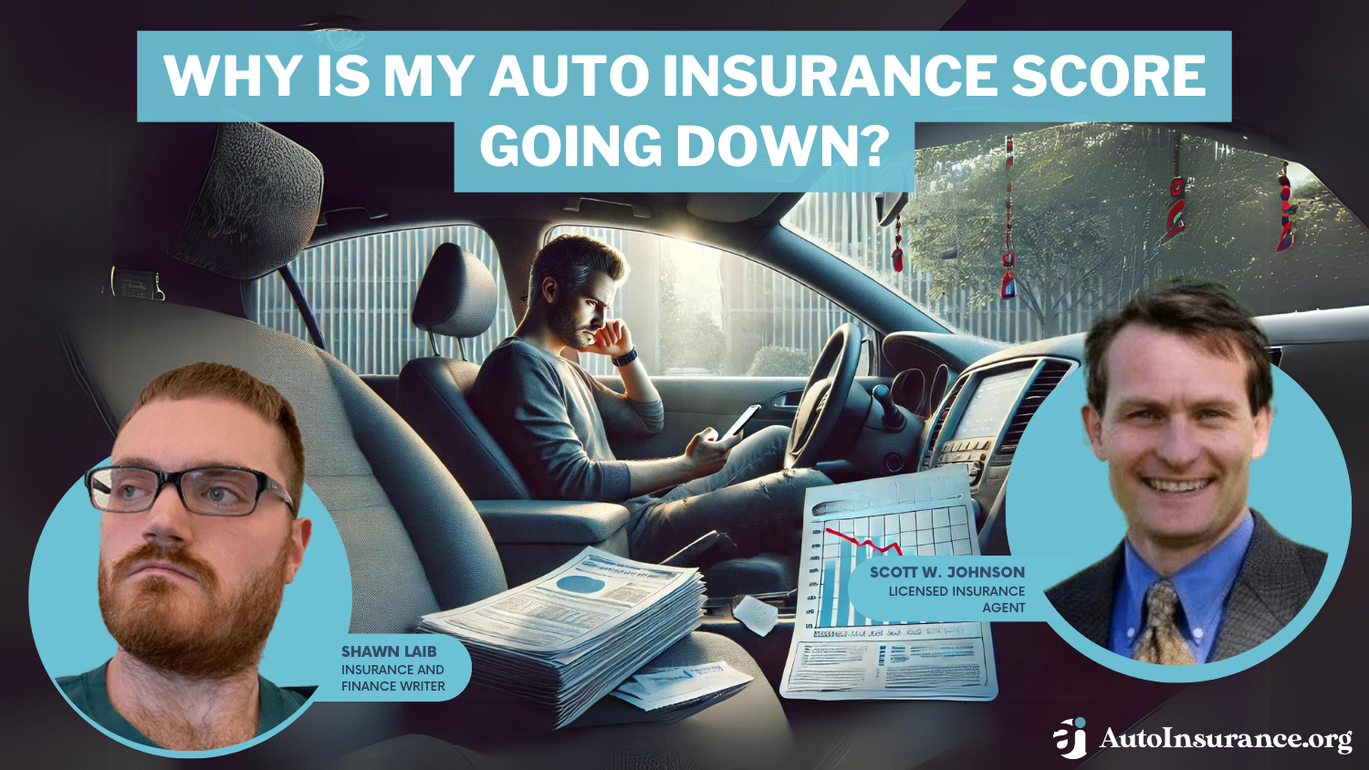 Why is my auto insurance score going down? (Simple Breakdown in 2024)