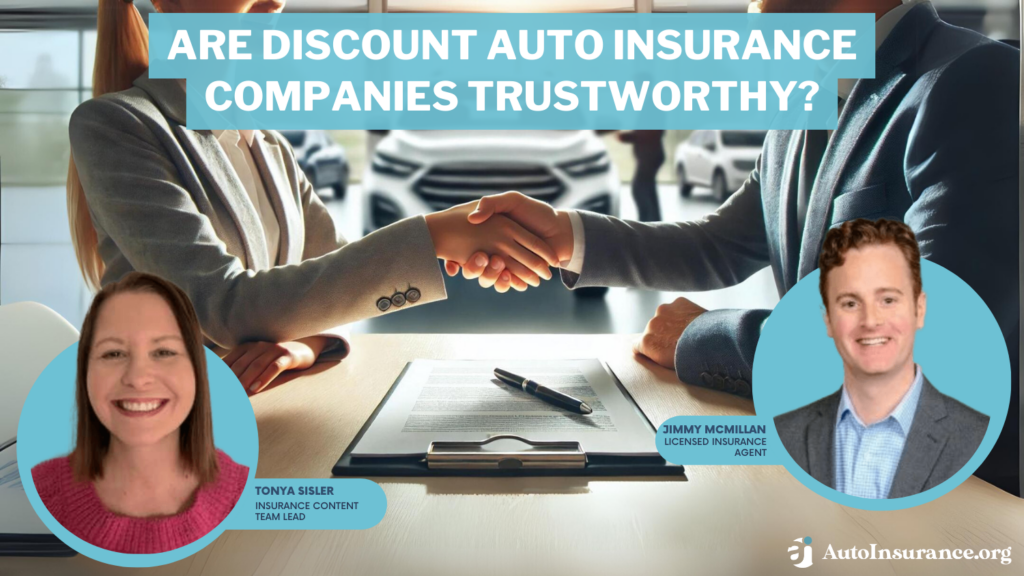 are discount auto insurance companies trustworthy