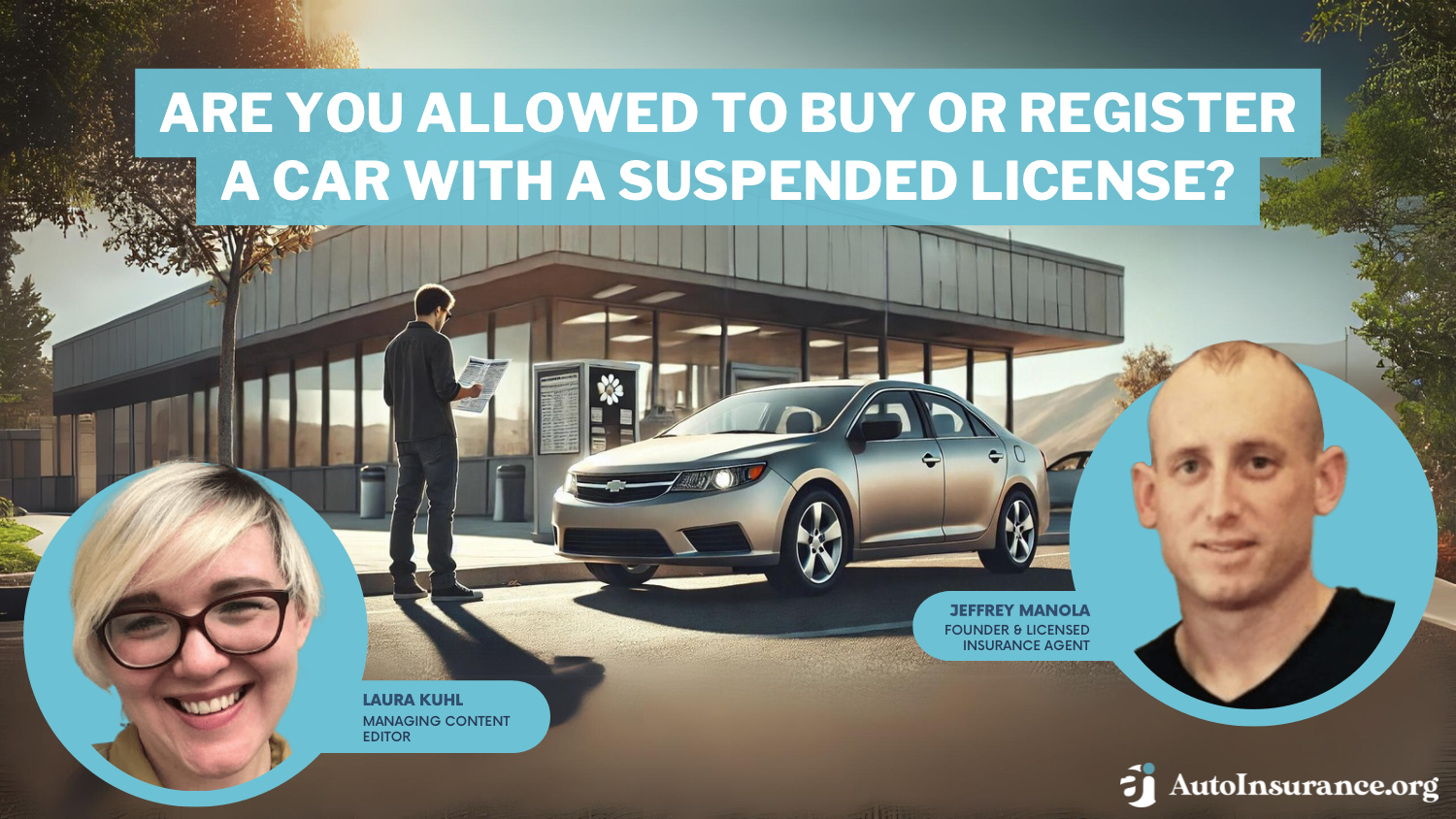 Are you allowed to buy or register a car with a suspended license?