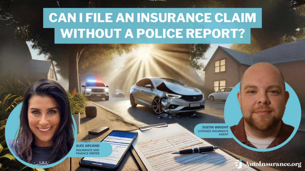 can I file an insurance claim without a police report?