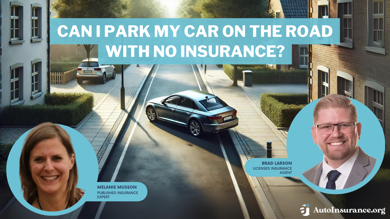 Can I park my car on the road with no insurance?