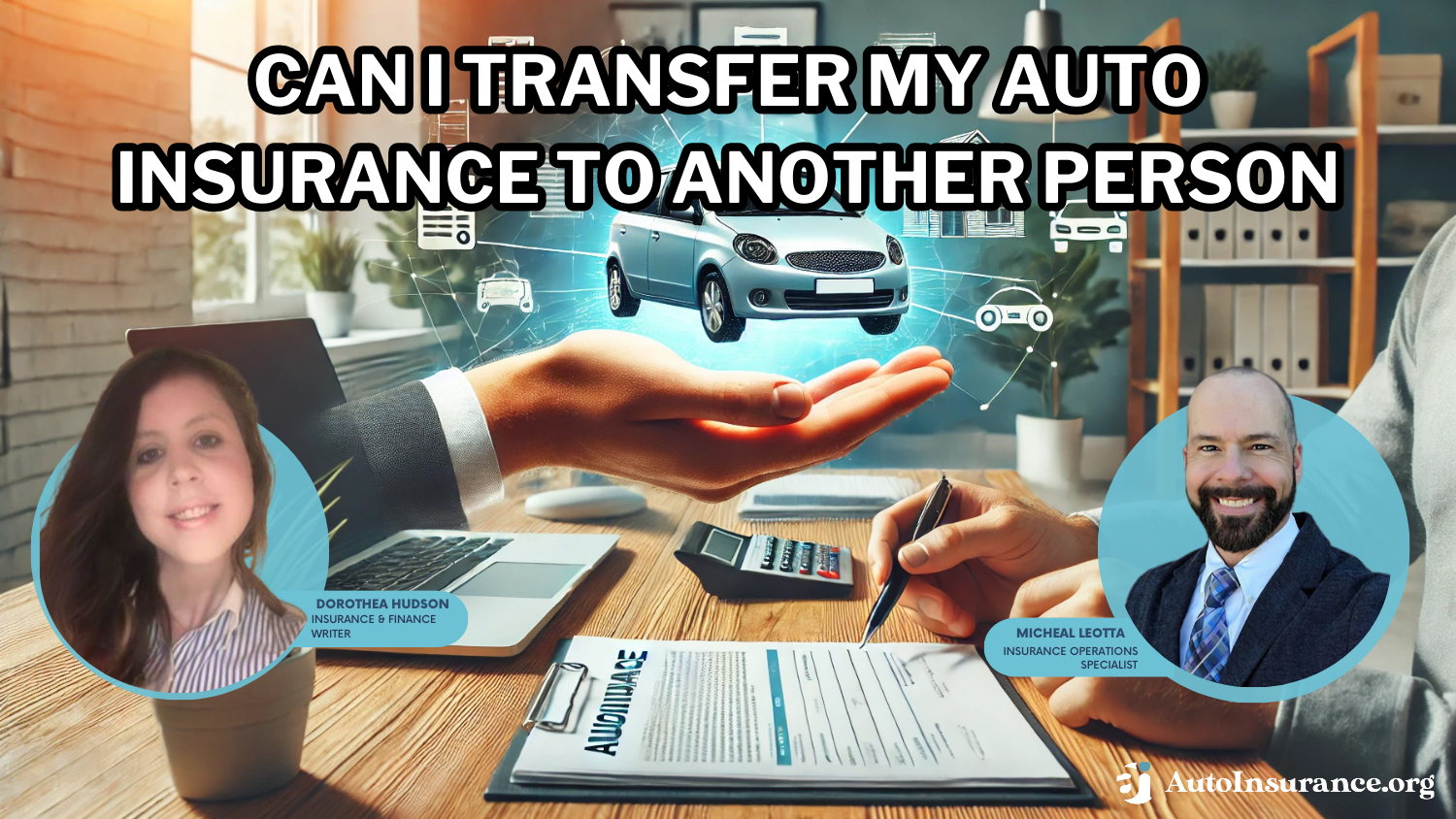 Can I transfer my auto insurance to another person?