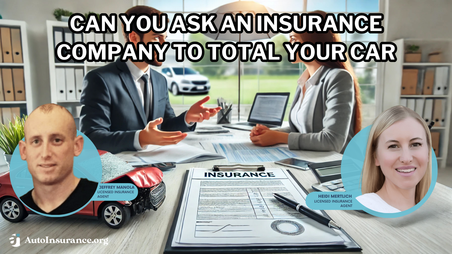 Can you ask an insurance company to total your car?