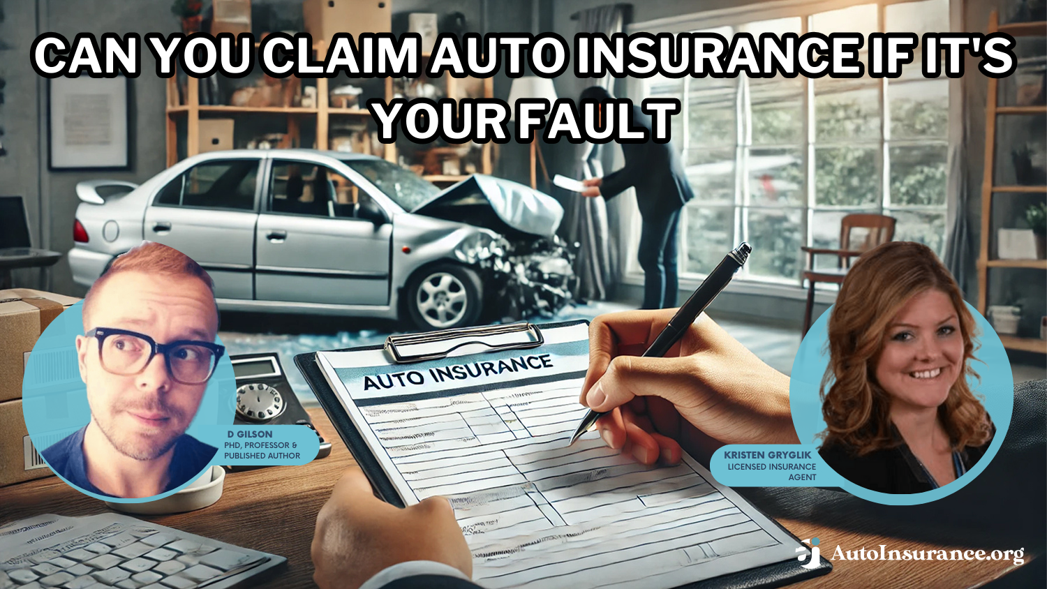 Can you claim auto insurance if it’s your fault?