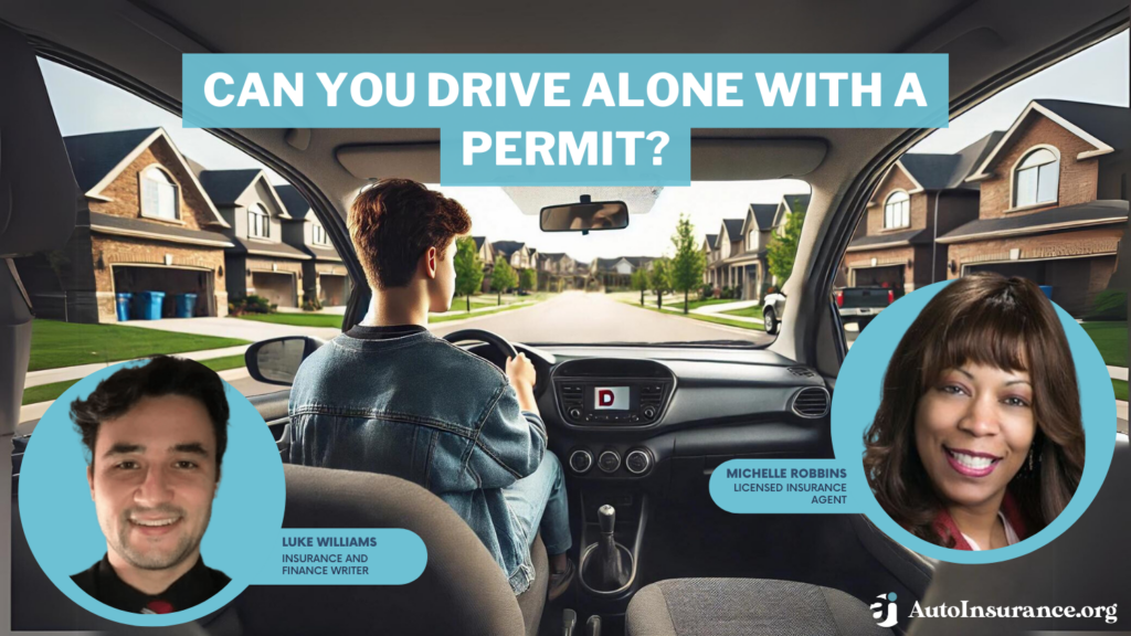 can you drive alone with a permit