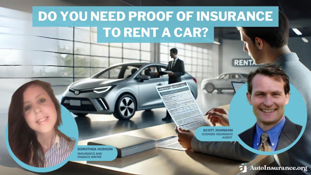 do you need proof of insurance to rent a car