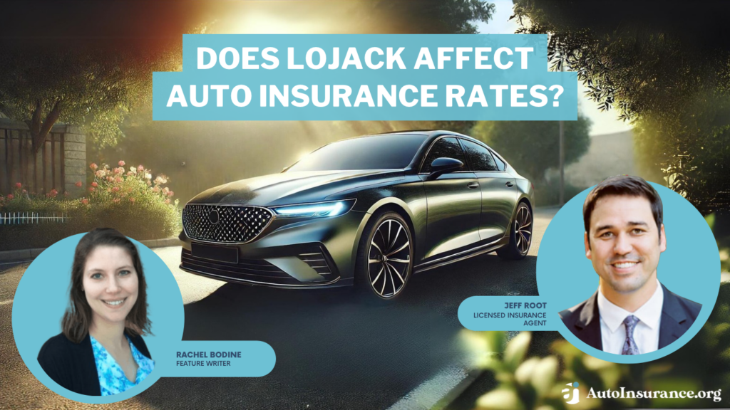 does Lojack affect auto insurance rates